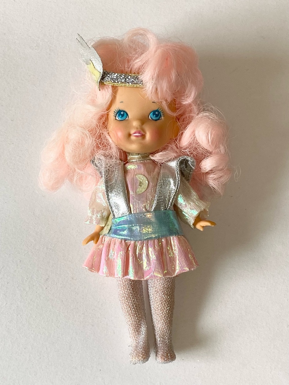 1986 Moon Dreamers Crystal Starr Star Doll 6” Hasbro Vintage